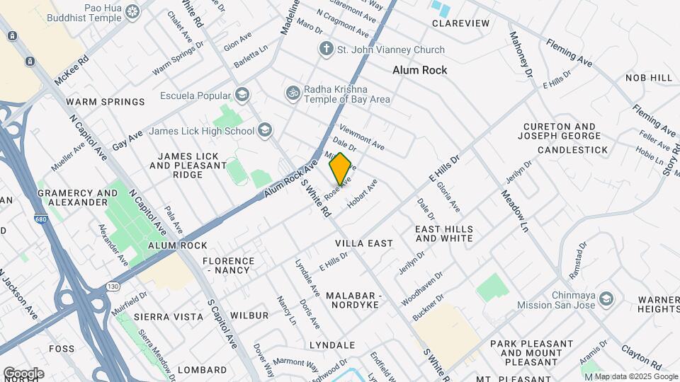 4060 Rose Ave Map and Location Details