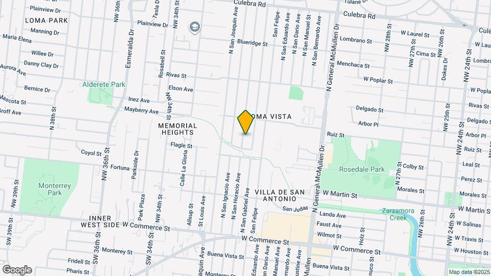 338 N San Horacio Ave Map and Location Details