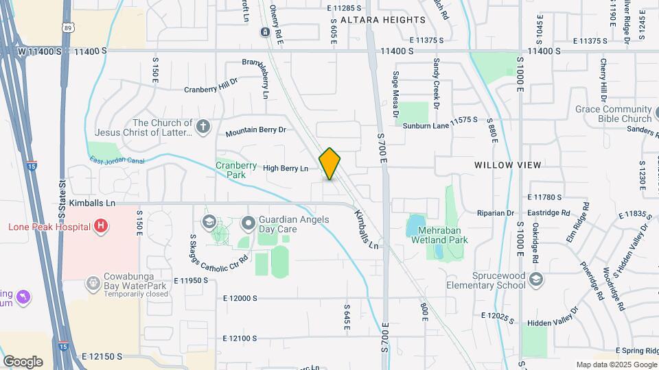 11744 S Nigel Peak Ln Map and Location Details