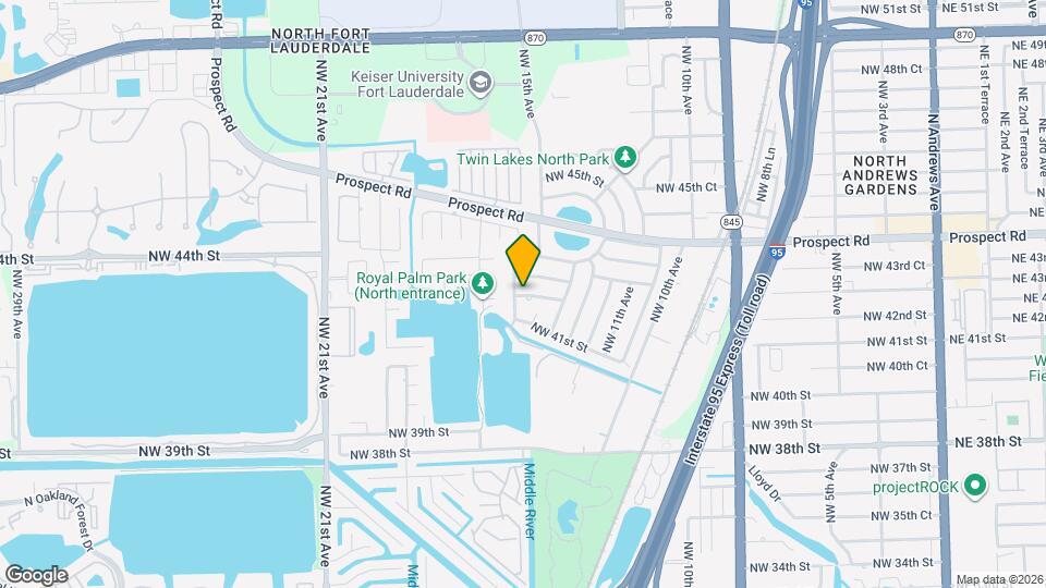 1533 NW 41st Ct Map and Location Details