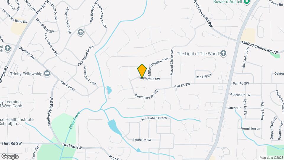 1533 Milford Pl SW Map and Location Details