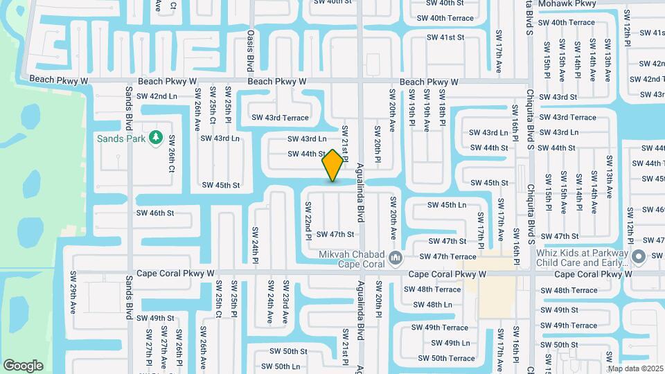 2125 SW 45th Terrace Mapa y Detalles de la Ubicación