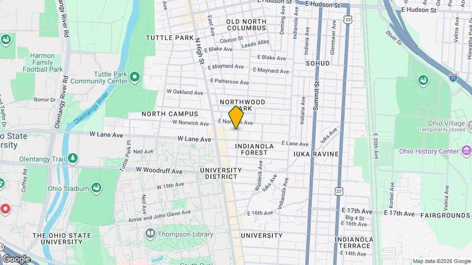 2157 Tuller St Map and Location Details