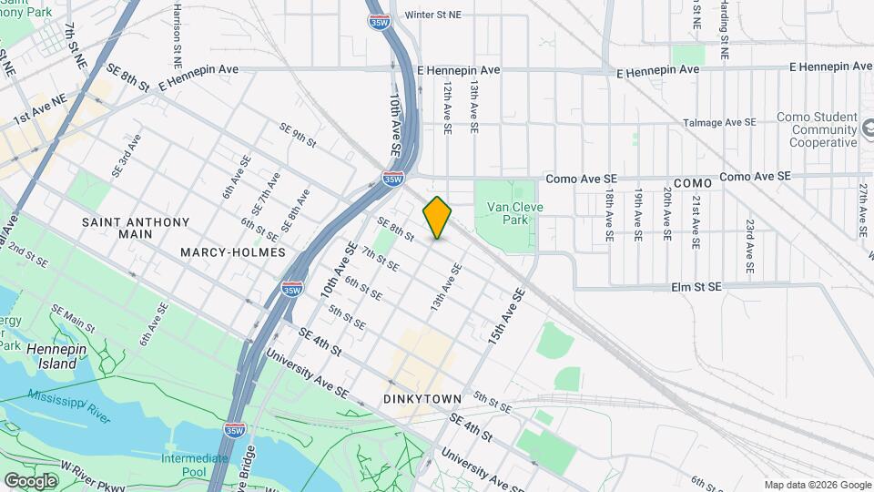 1201 8th St SE Map and Location Details