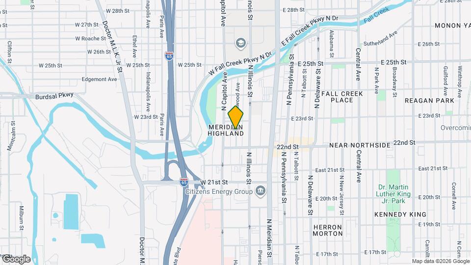 2238 N Kenwood Ave Map and Location Details