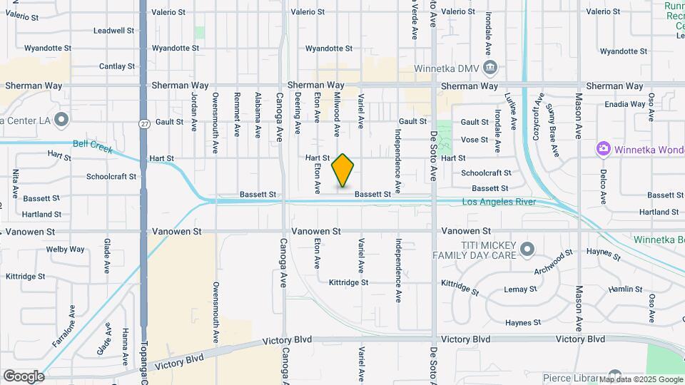 6902 Milwood Ave Mapa y Detalles de la Ubicación