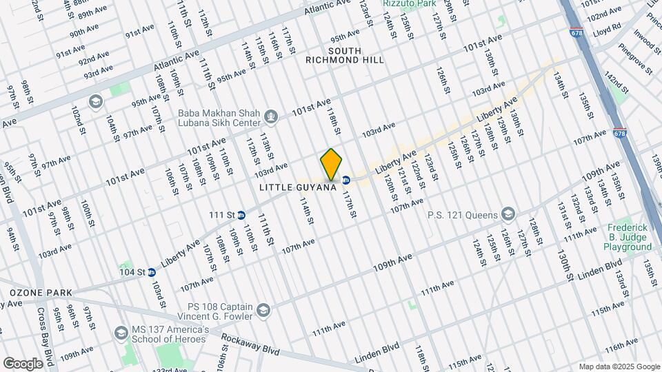 11602 Liberty Ave Mapa y Detalles de la Ubicación