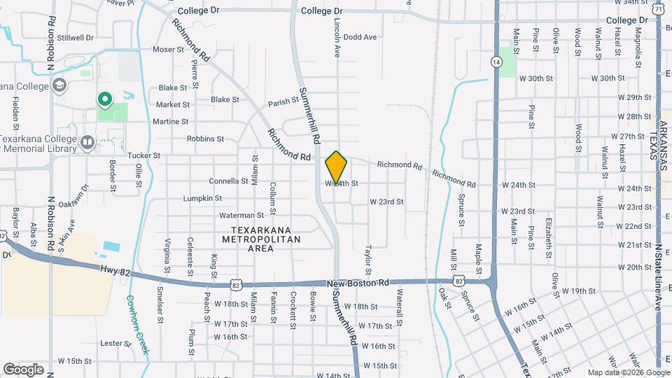 1809 W 24th St Map and Location Details