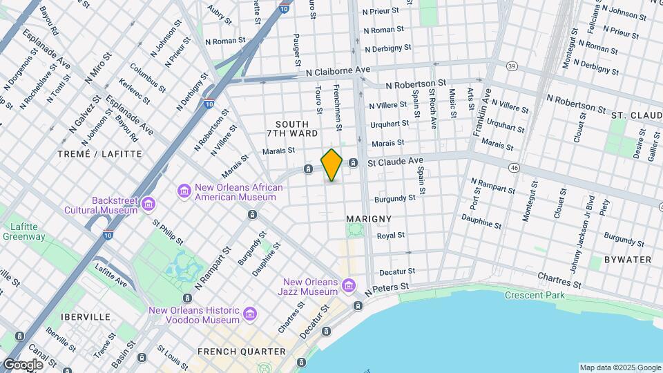 2014 N Rampart St Map and Location Details
