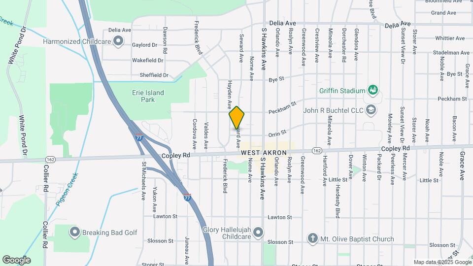 1381 Orrin St Map and Location Details