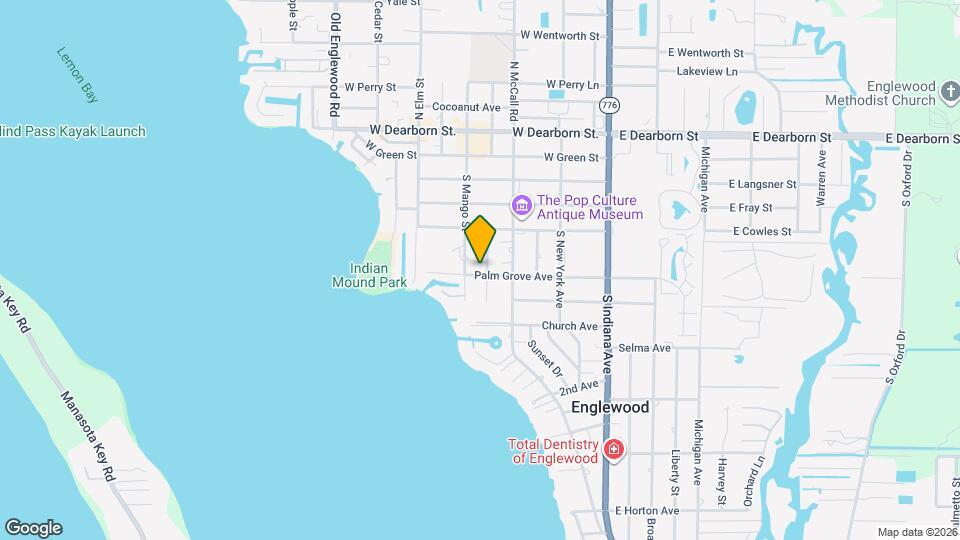 252 Palm Grove Ave Map and Location Details
