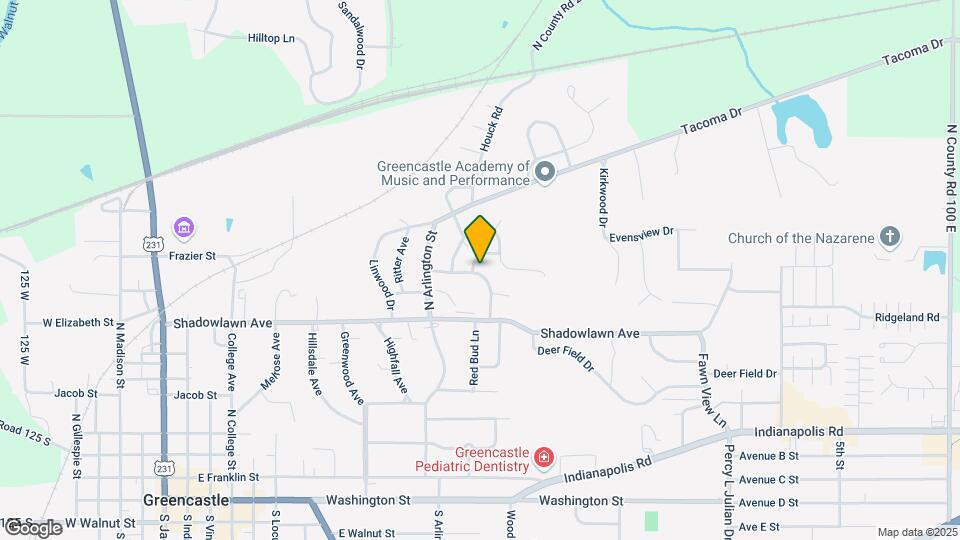 901 Hillcrest Dr Mapa y Detalles de la Ubicación