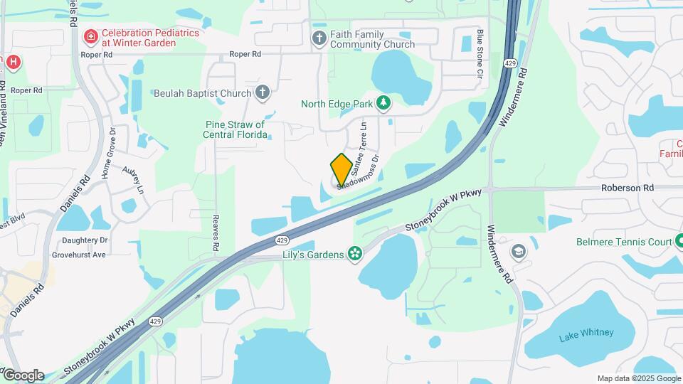 927 Shadowmoss Dr Map and Location Details