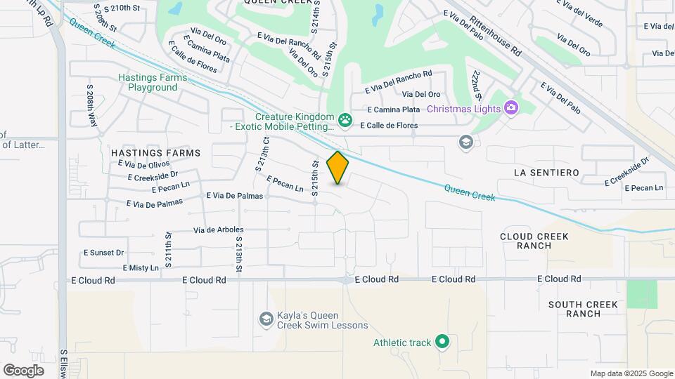 21576 E Pecan Ct Map and Location Details