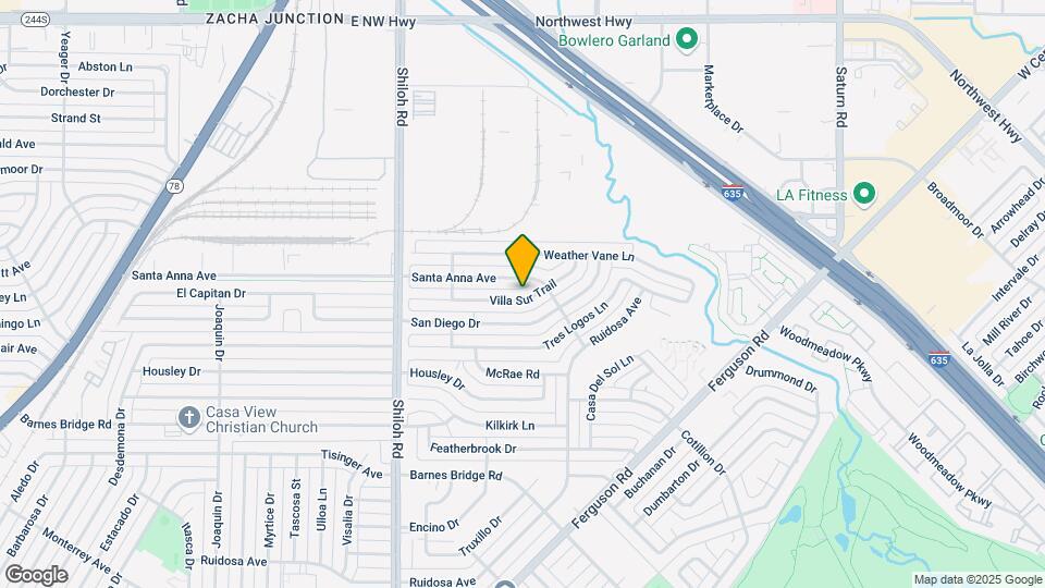 3053 Villa Sur Trail Map and Location Details