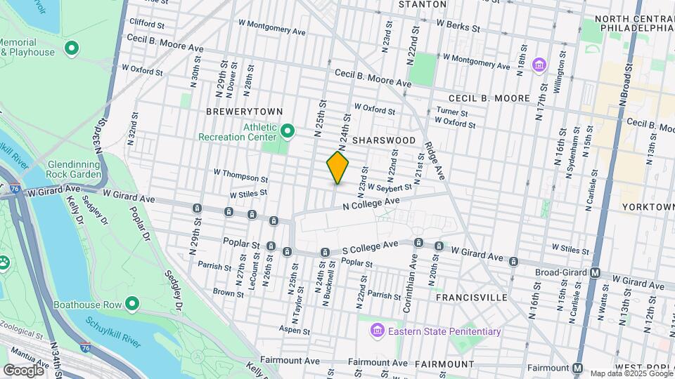 2349 W Thompson St Map and Location Details