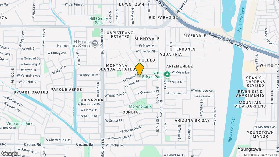 12026 W Aster Dr Map and Location Details