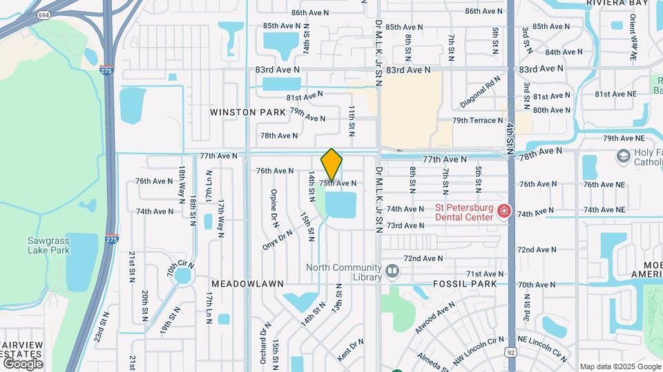 1230 75th Ave N Map and Location Details