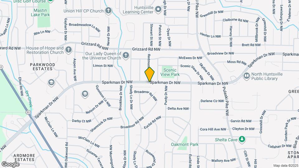 3909 Sparkman Dr NW Map and Location Details