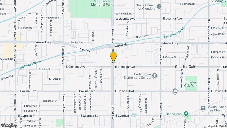 Townhouse Covina Map and Location Details