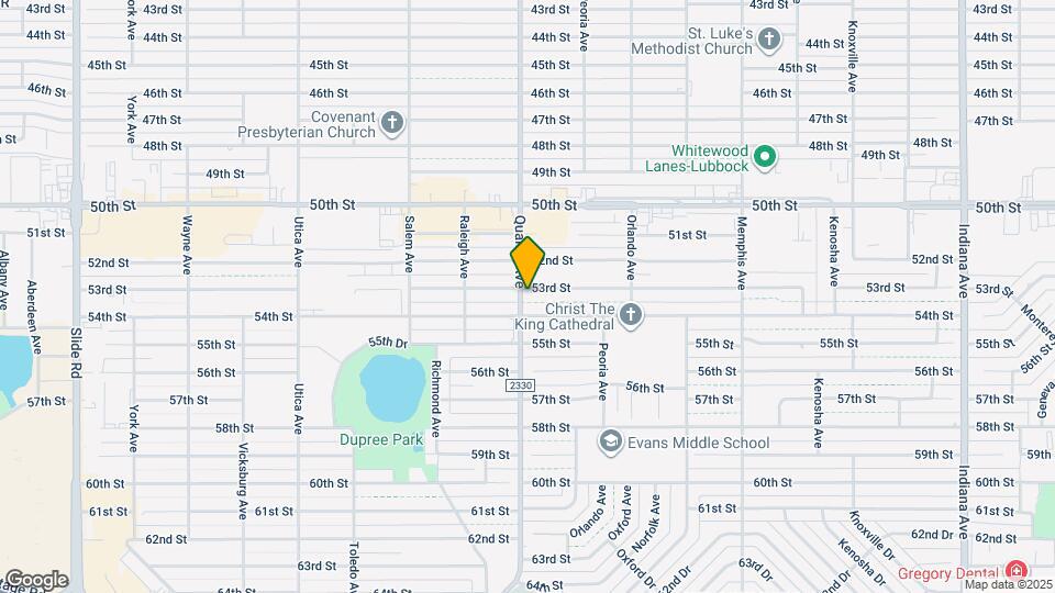 4319 53rd St Map and Location Details
