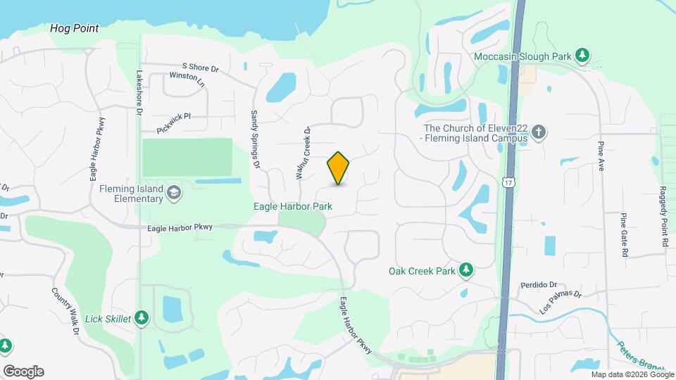 1587 Shelter Cove Dr Map and Location Details