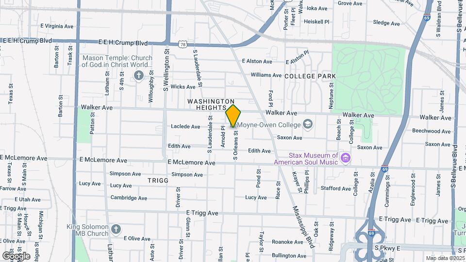 1061 S Orleans St Map and Location Details