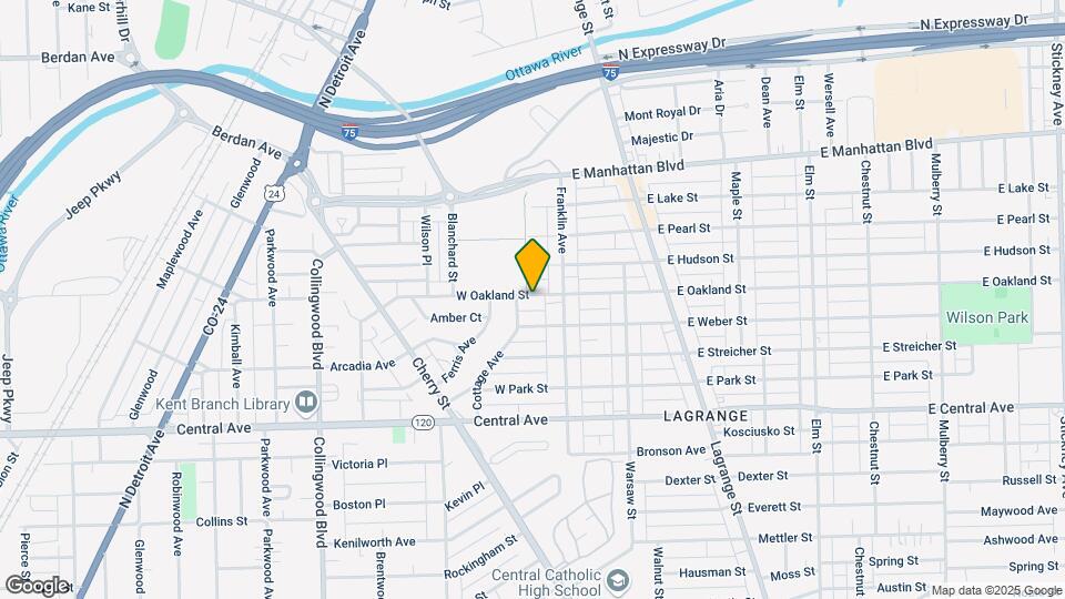 31 W Oakland St Map and Location Details