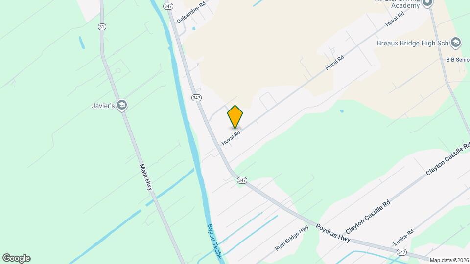 1025 Huval Rd Map and Location Details