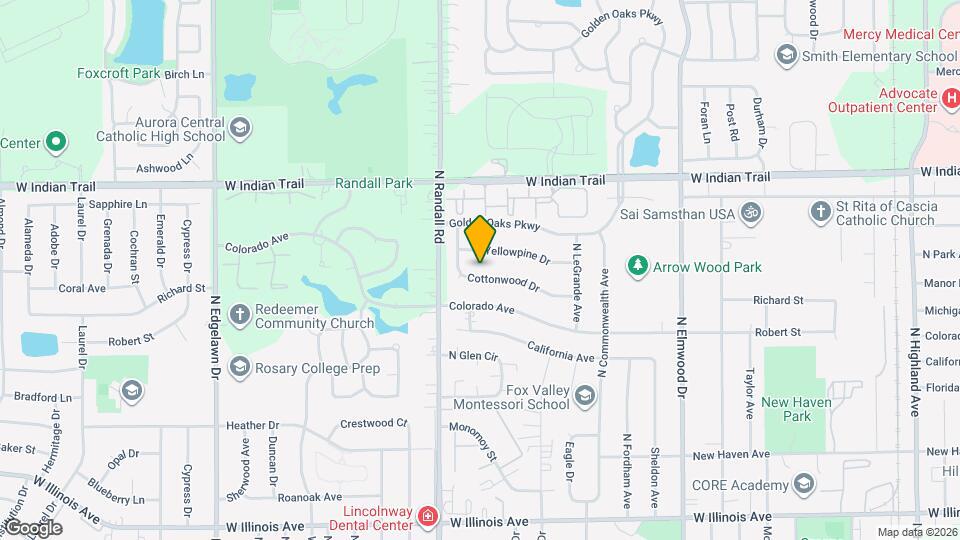 1323 Cottonwood Dr Map and Location Details