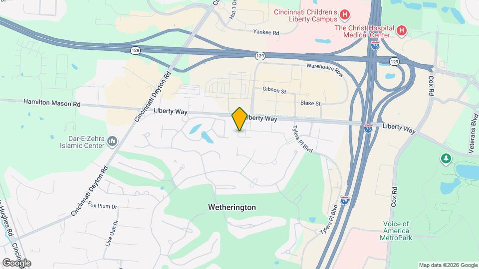 7430 Wetherington Ln Map and Location Details