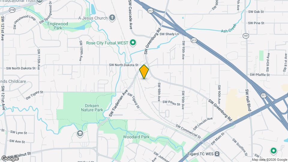 11351 SW Greenburg Rd Map and Location Details