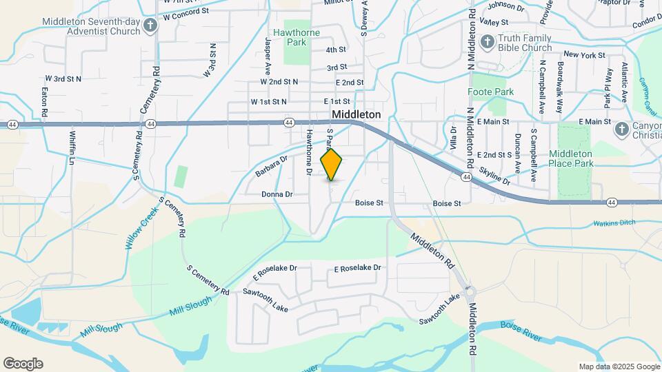 265 N Paradise Ave Map and Location Details