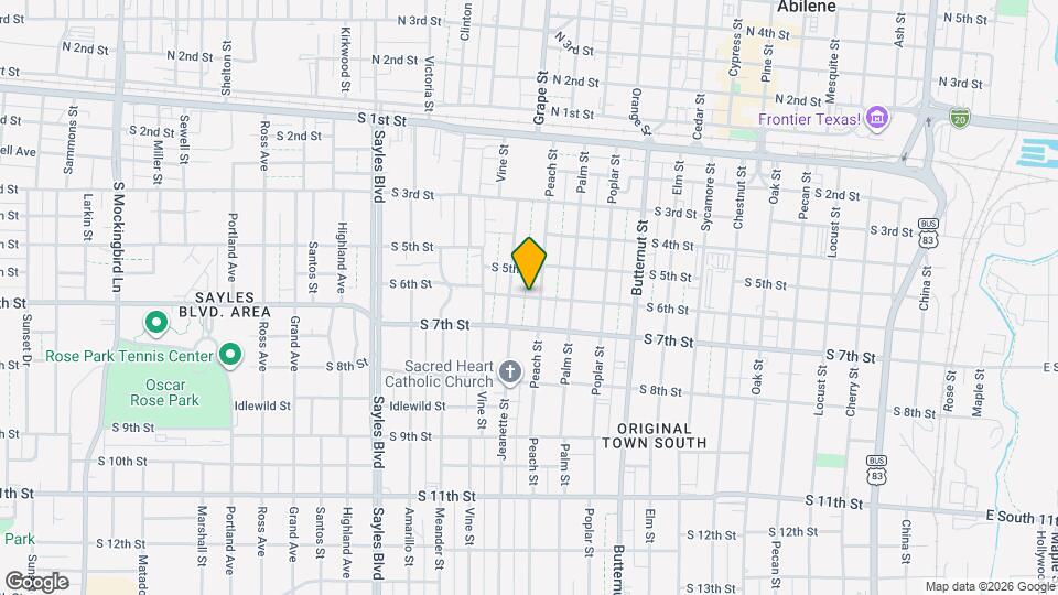 1601 S 6th St Map and Location Details