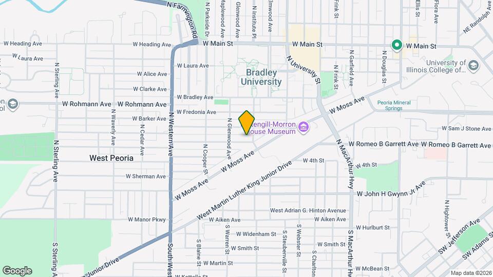 1507 W Callender Ave, Unit 1507 Callender Unit B Mapa y Detalles de la Ubicación