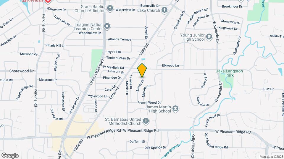 3600 Biscay Dr Map and Location Details