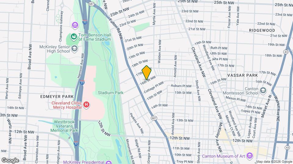 1412 16th St NW Map and Location Details