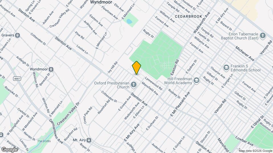 8523 Mansfield Ave Map and Location Details