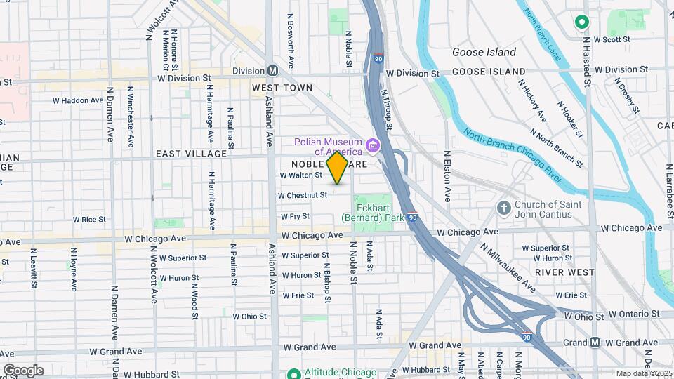 1422 W Chestnut St Map and Location Details