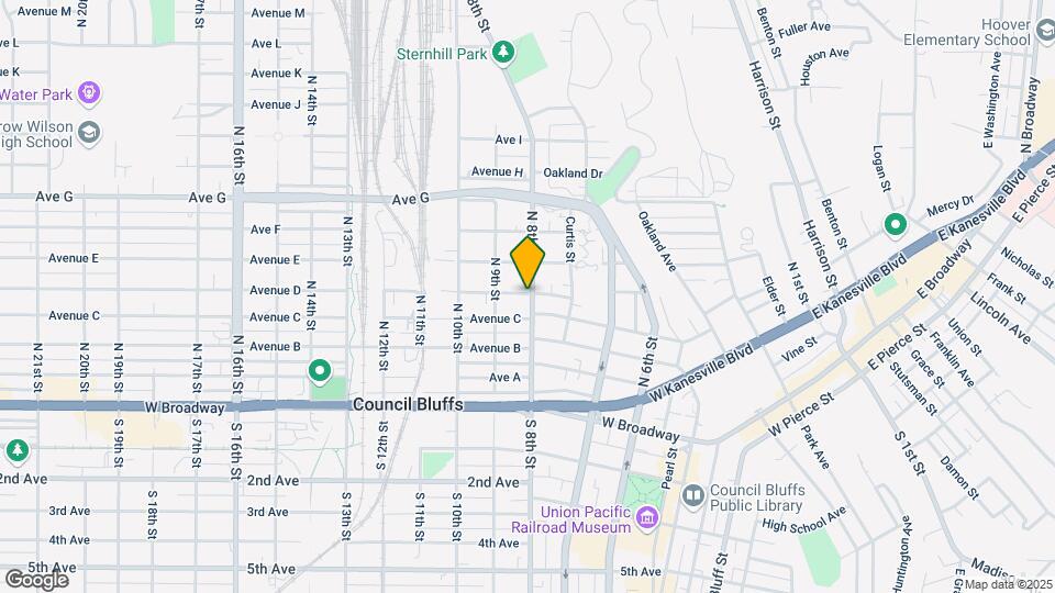 314 N 8th St Map and Location Details