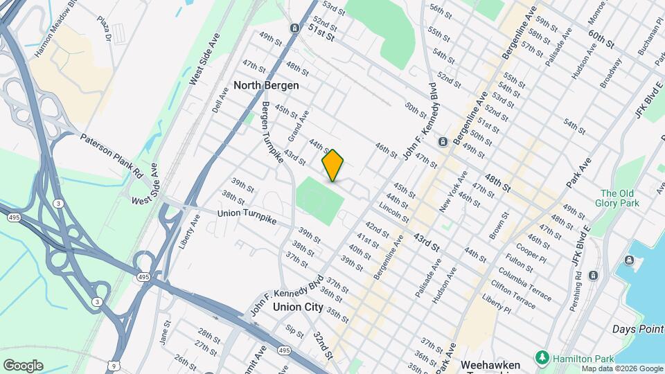 1225 Hillside Pl Map and Location Details