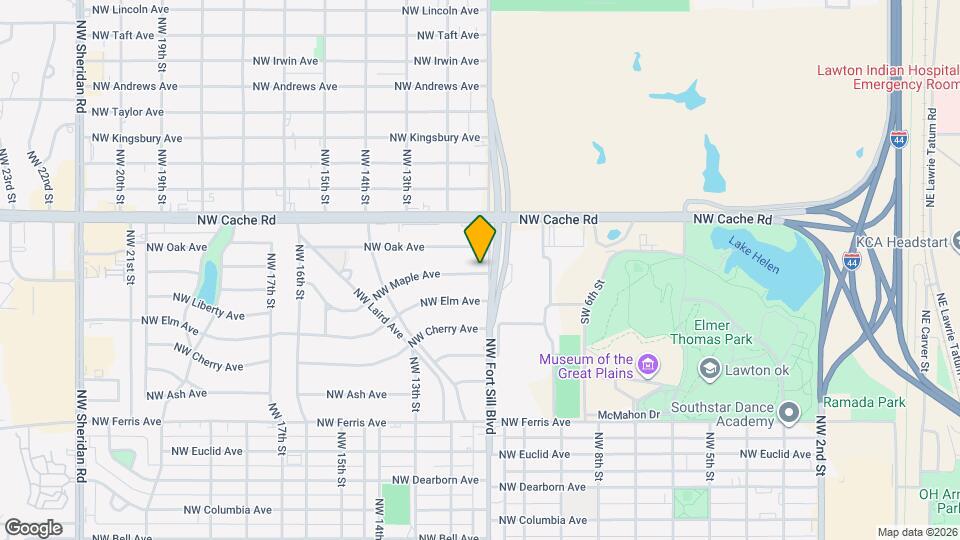 1202 NW Fort Sill Blvd Mapa y Detalles de la Ubicación