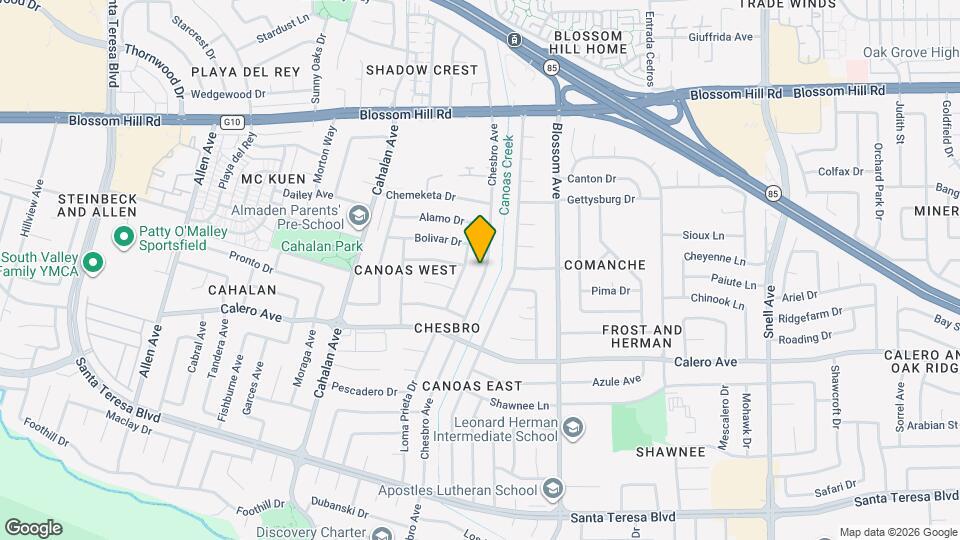 5821 Chesbro Ave Mapa y Detalles de la Ubicación