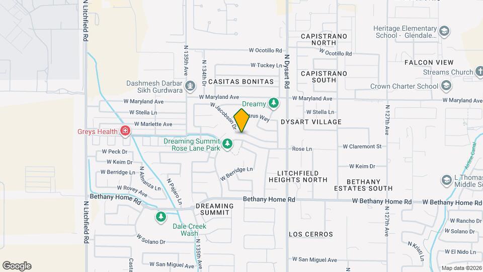 13241 W Jacobson Dr Map and Location Details