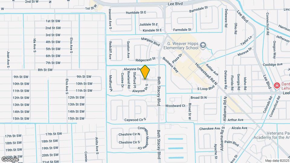 1425 Alwynne Dr S Map and Location Details