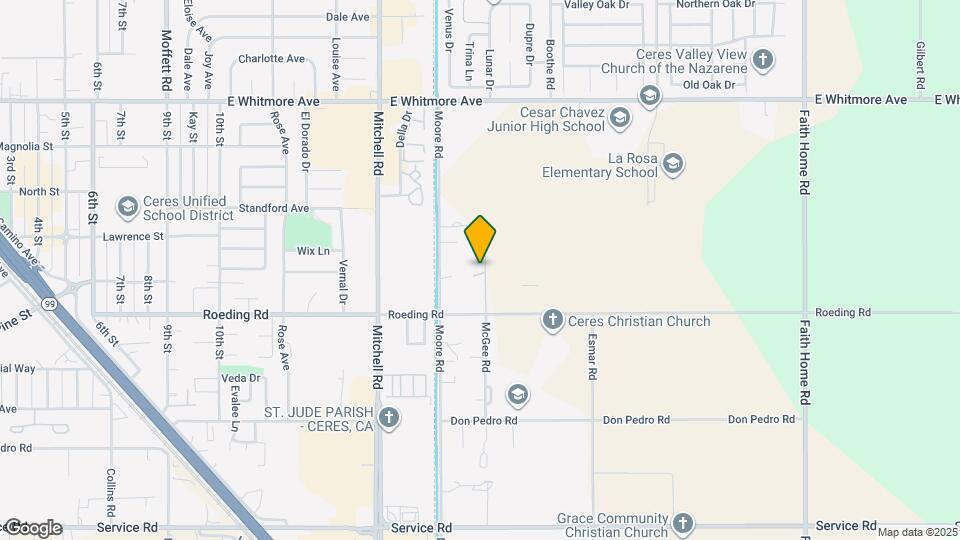 3219 McGee Rd Map and Location Details