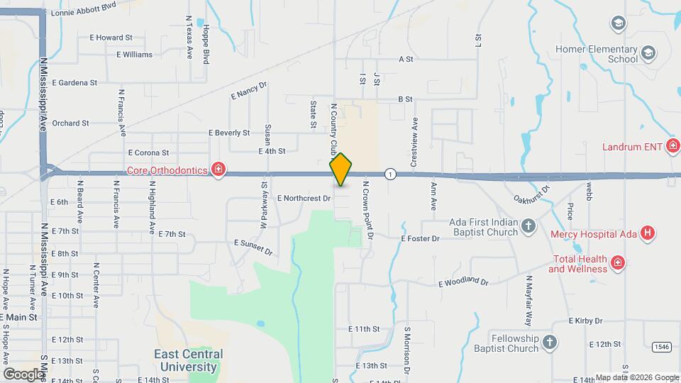 1808 E 6th Map and Location Details