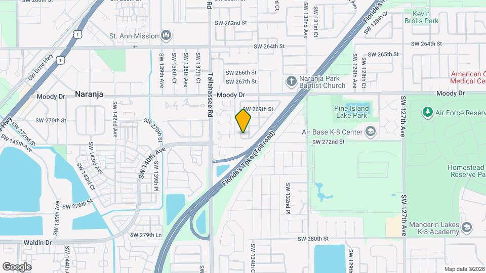13471 SW 271st Ln Map and Location Details