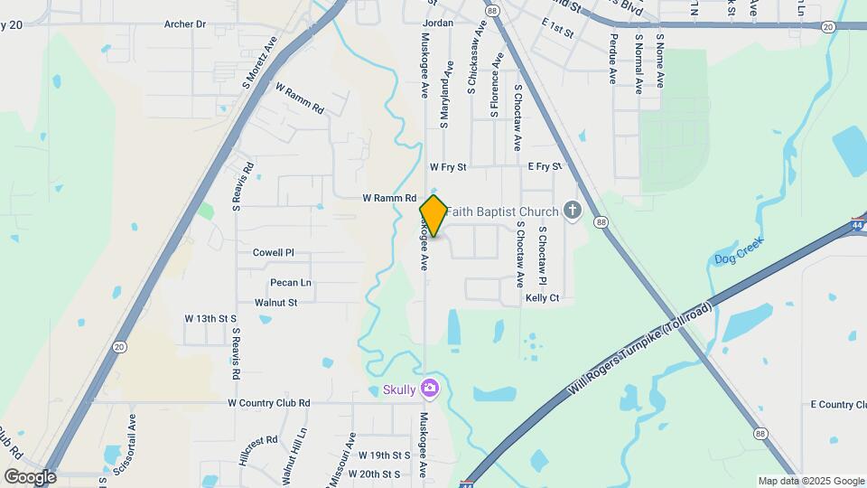 920 S Muskogee Ave Map and Location Details