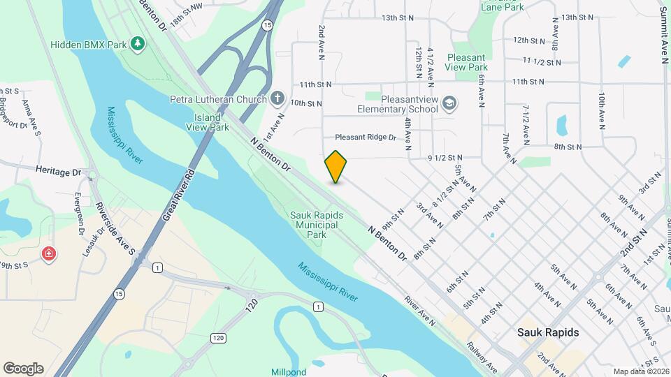 1018 N Benton Dr Map and Location Details